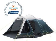 Outwell Earth 5 Person Tent - Grey/Blue