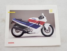 HONDA CBR600F Motorcycle Sales Specification Leaflet AUG 1988 #A0206