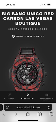 Hublot big bang las vegas - hublot,