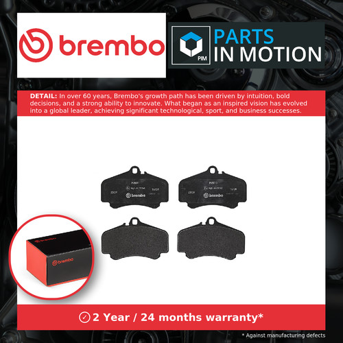 Brake pads set fits - brake, porsche