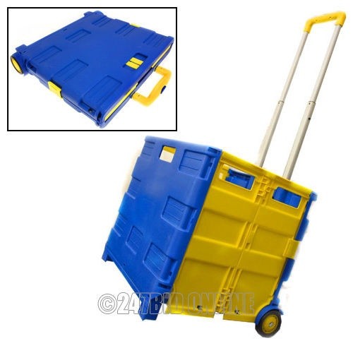 Folding shopping trolley - trolley, cart