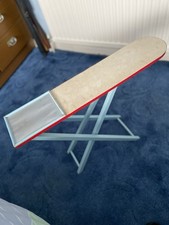 Vintage Wooden Ironing Board with Folding Legs Small Doll Child's Toy