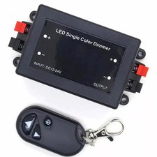 12V 24V Black Wireless RF