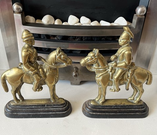 Vintage pair brass cavalry - vintage,