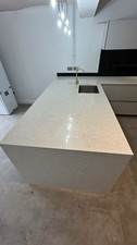 Quartz Worktop. With Miele Hob KM6386 Plus FRANKE Sink Plus Tap