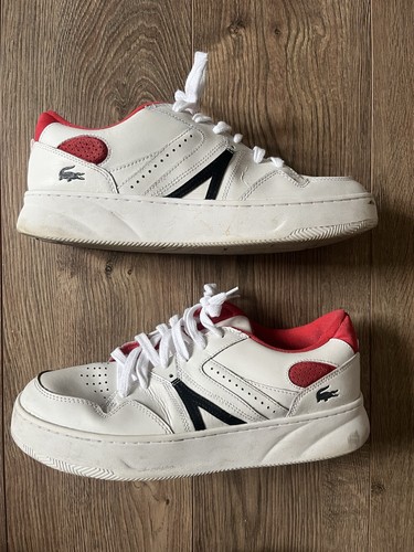 Lacoste white trainers - lacoste,