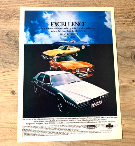 Aston martin lagonda vantage - lagonda,