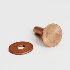 Solid Brass Leather Rivets