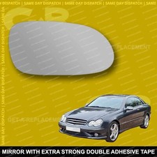 For Mercedes CLK W209 / C209 wing mirror glass 03-09 Right Driver side Spherical