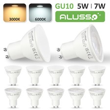 1-100Pack LED GU10 Light Bulbs 5W 7W Warm Cool Day White Spot Down light 230V UK