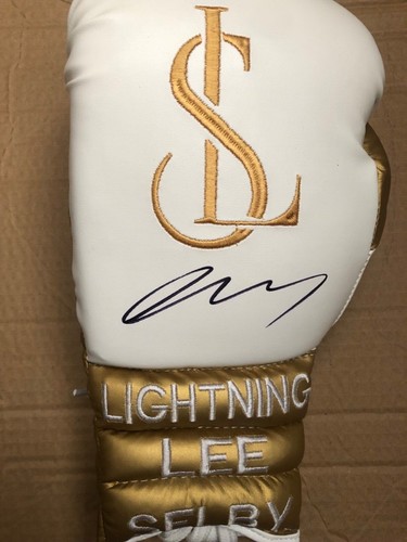Lee selby signed - glove, with