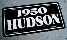 1950 Hudson license plate car