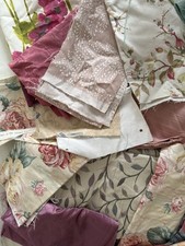 Designer Fabric Remnants/ Pinks /Great For Sewing/craft/Patchwork/ 1kg In Weight