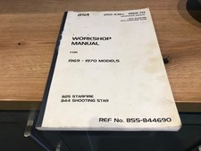 bsa workshop manual  b25 starfire  b44 shooting star.1969-1970 models BSS-B44690