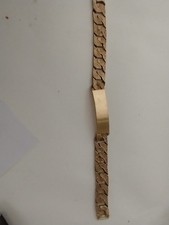 Gents I.D 9ct Gold Bracelet