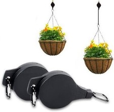 2X Hanging Basket Pully Hook
