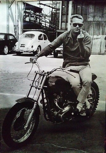 Steve mcqueen one finger - steve,