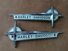 Harley 1961-1962 FL & FLH Panhead Gas Tank Emblems 