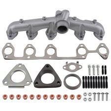 Exhaust Manifold Kit for VW TRANSPORTER T5 2.5 TDI 070253031F Natural Cast Iron