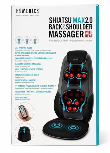 Homedics shiatsumax back - shiatsumax, 2.0