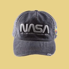 Officially Licenced Vintage NASA – Logo Snapback Cap Adult One Size Baseball Hat