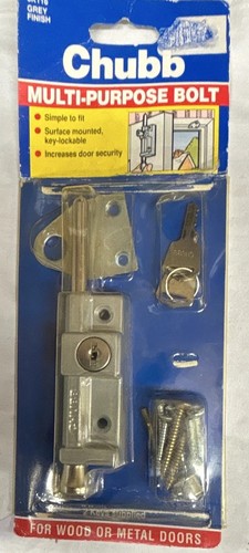 Chubb multi purpose door bolt - chubb,