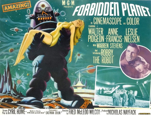 Forbidden planet quad movie - quad,