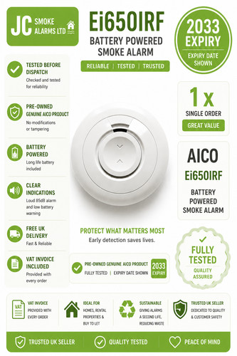 Aico ei650irf optical smoke - aico,