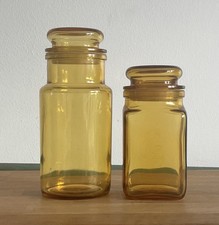 Vintage french amber - amber, glass