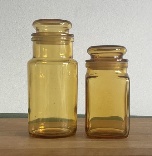Vintage french amber - french, glass