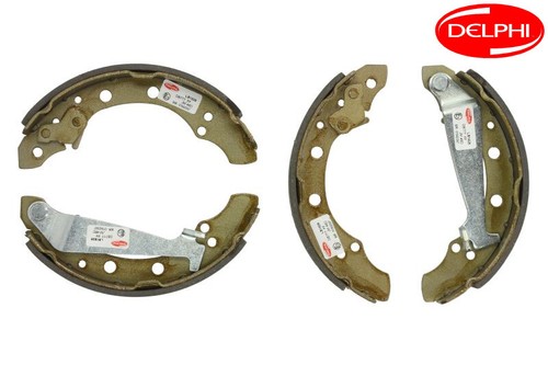 Parking brake shoe set - parking,