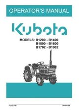 Kubota B1200 B1400 B1500 B1600