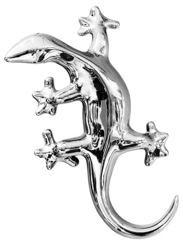 Ceramic gecko large sculpture - ceramic,