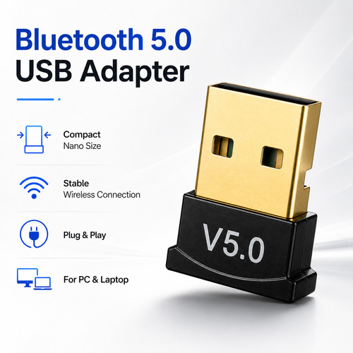 Bluetooth usb adapter - 5.0,