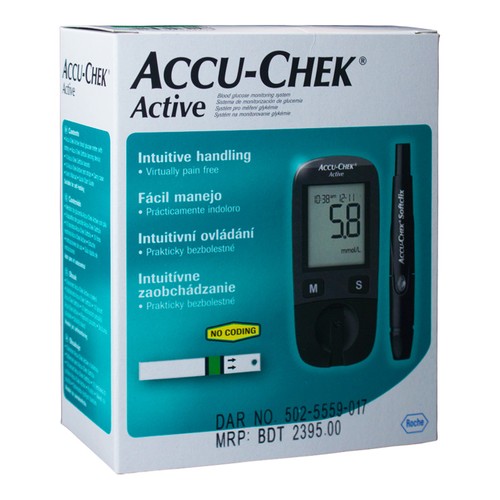 Accu chek active blood - blood, glucose