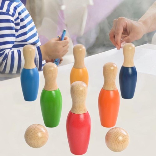 Bowling set for kids - set, wood