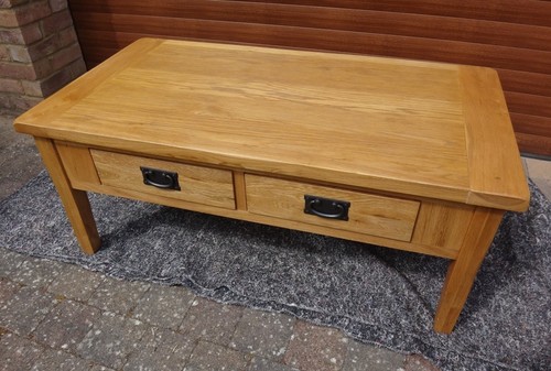 Oak coffee table - coffee,