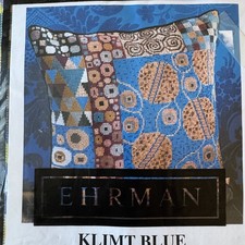 Ehrman Klimt Blue Cushion