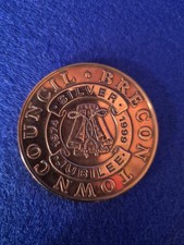 Brecon Town Council Silver Jubilee 1974-1999 Commemorative Medal In Original Box