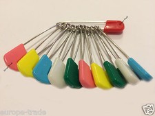 MIXED BRIGHT COLOURFULL BABY NAPPY DIAPER SAFETY PINS  PACK OF 5 / 10 / 20 / 50