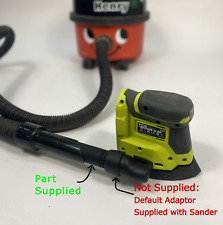 Dust Extraction Adaptor for Ryobi RPS18 Palm Sander to Henry Hoover Vacuum