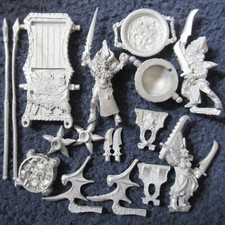 1995 Dark Elf Cauldron of Blood Citadel Army Drow Warhammer Priestess Witch Hag