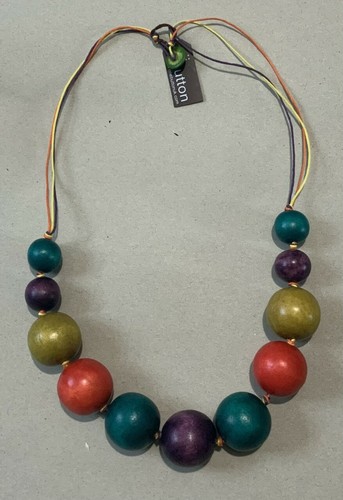 One button necklace - button,