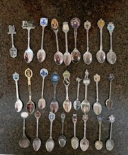26 Souvenir Tea Spoons Bundle UK and Worldwide