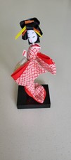 Japanese Geisha Doll on Stand