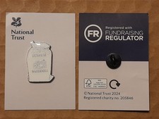 National Trust DUNSTER WATERMILL Bag Of Flour Charity Pin Badge