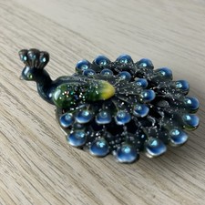Peacock Metal Jeweled Sparkly