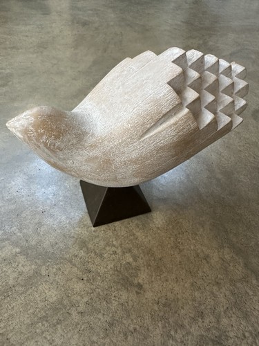 Small cubist dove sculpture - small,