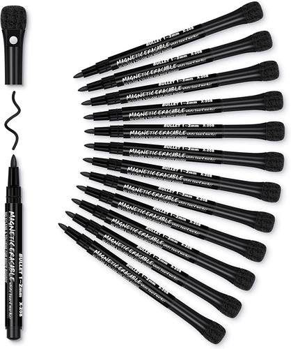 Black whiteboard pens - whiteboard,