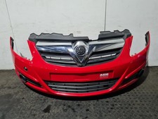 VAUXHALL CORSA D 2010 FRONT BUMPER STANDARD 5 DOOR HATCHBACK RED 93189721